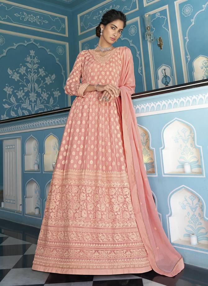 Sajawat Meraki Vol 6 Latest Fancy Designer Festive Wear Heavy Faux Georgette with work Readymade Stylish Salwar Suit Collection